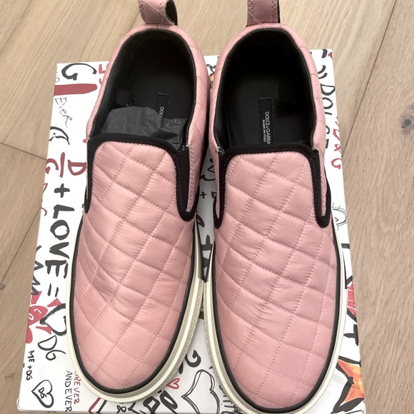 DOLCE&GABBANA Quilted slip- on sneakers - Picture 8 of 11